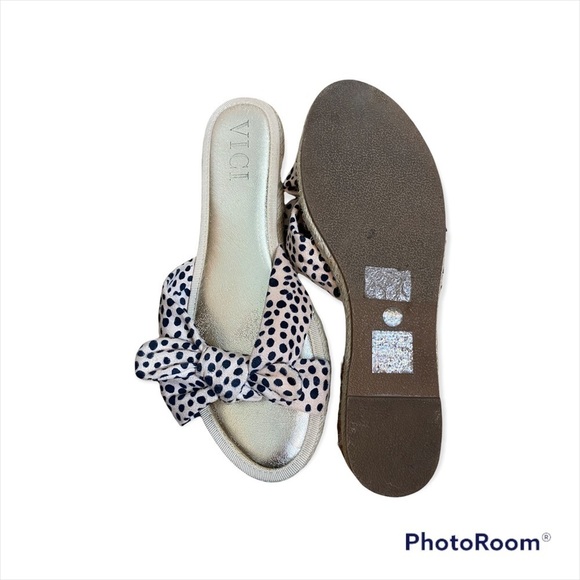 vici Trinidad Knotted Slide Sandal Cheetah Print Gold - Picture 4 of 9